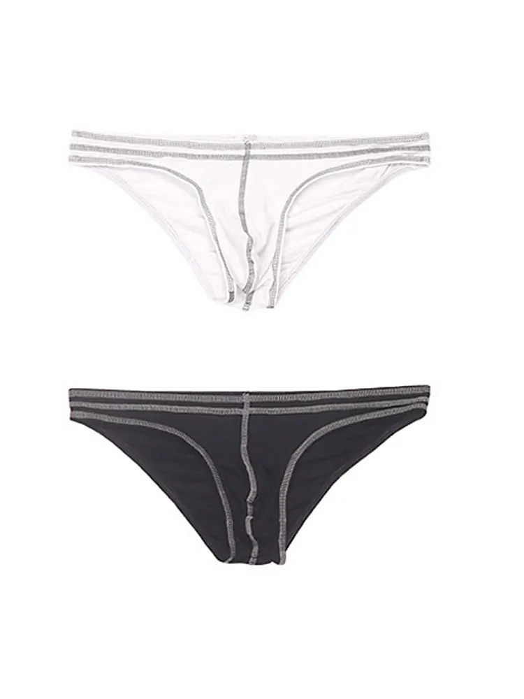 2 Pack Men's Sexy U Convex Pouch Bikini
