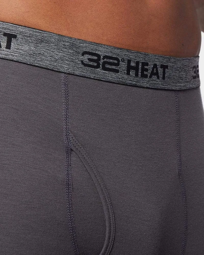 32 Degrees Heat Mens Performance Thermal Lightweight Baselayer Legging Pant, Black