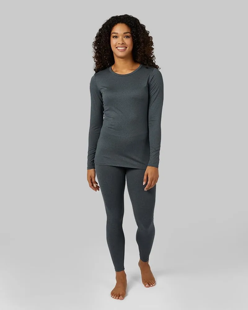 32 Degrees Heat Women's Lightweight Baselayer Legging | 4-Way Stretch | Form Fitting | Thermal
