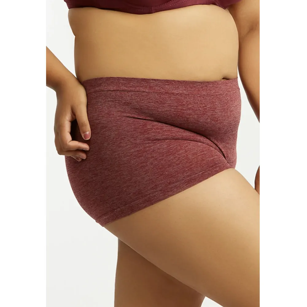 6 Pc Womens Seamless Soft Boyshort Sport Panties Plus Size Underwear Lingerie