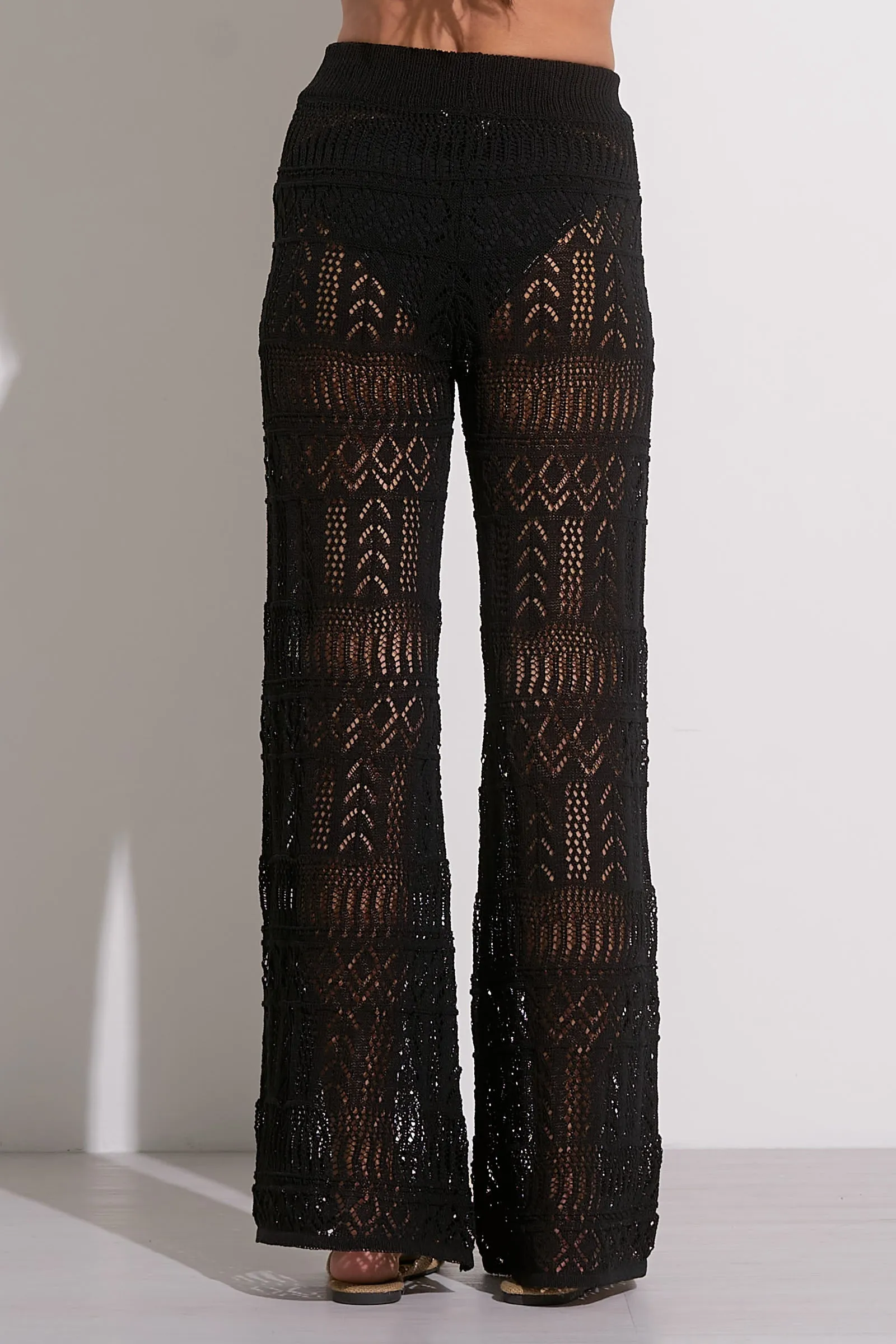 Adelaide Wide Leg Crochet Pants
