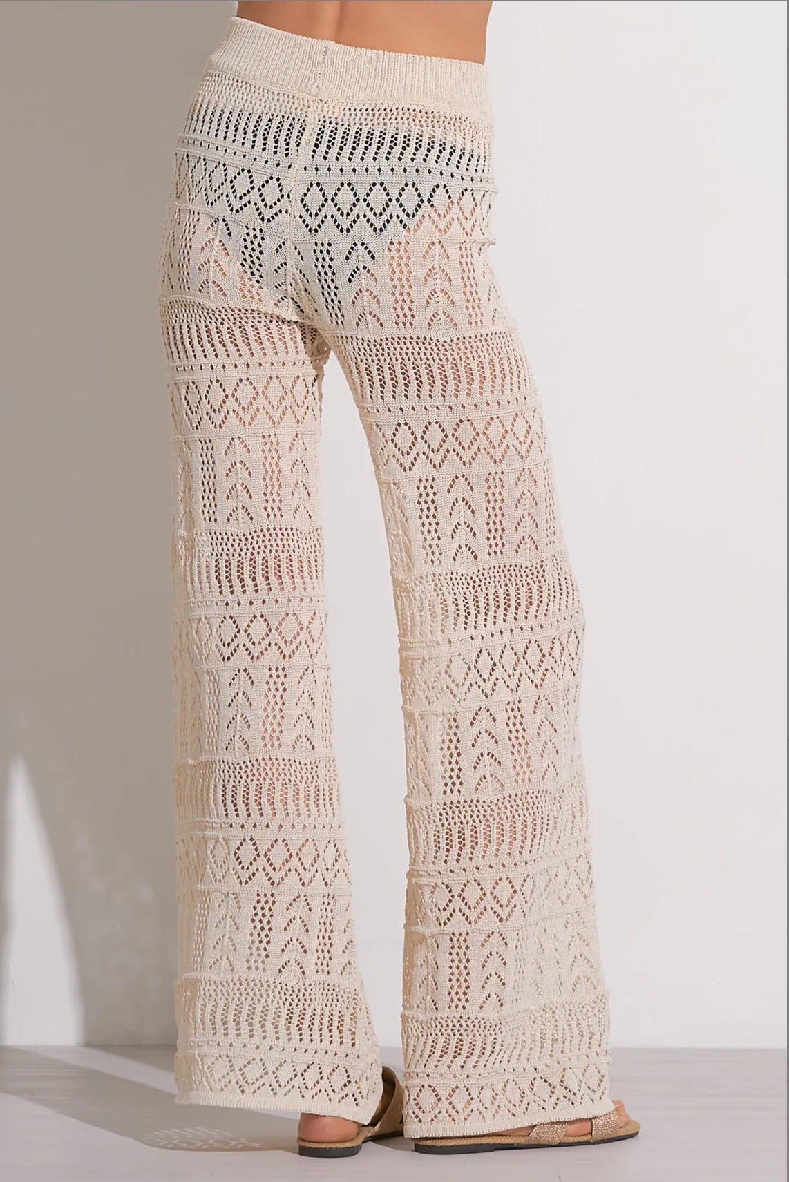 Adelaide Wide Leg Crochet Pants