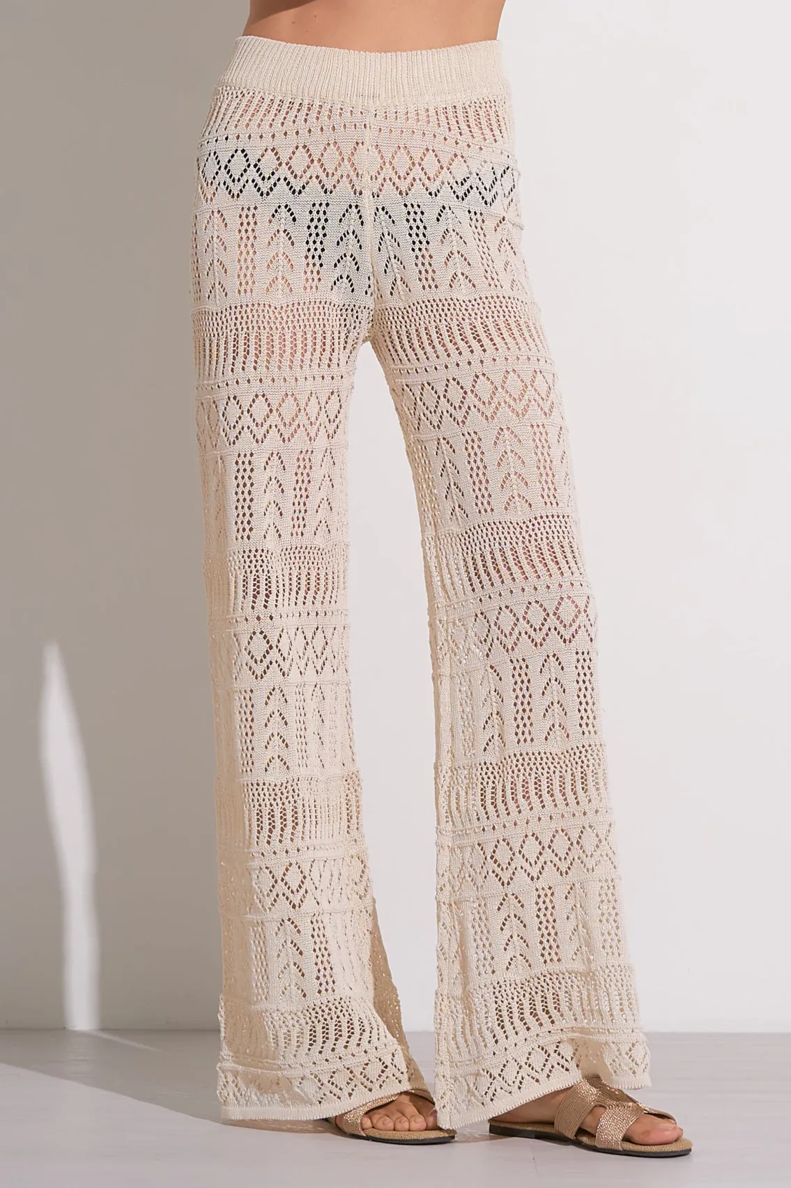 Adelaide Wide Leg Crochet Pants