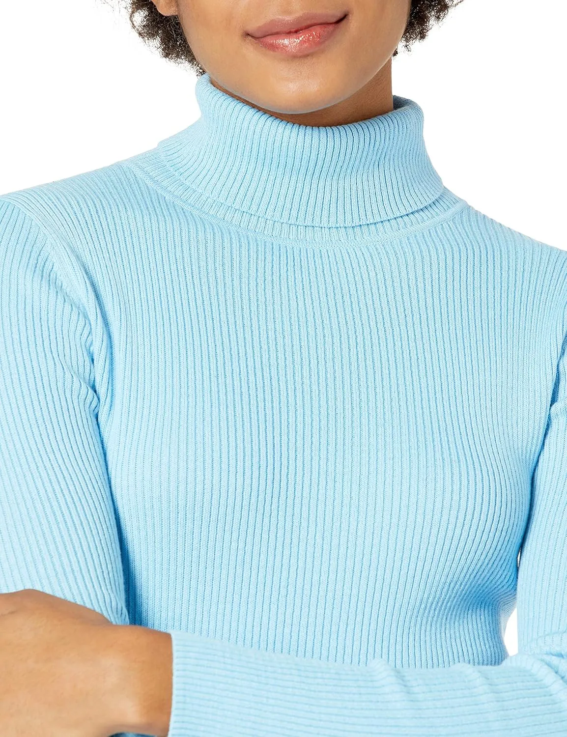 Amazon Essentials Women's Slim-Fit Lightweight Long-Sleeve Turtleneck Sweater