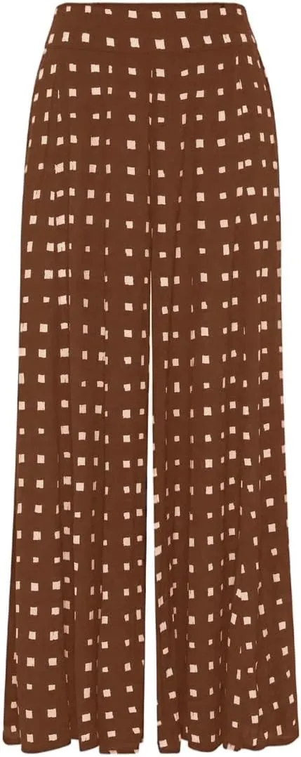 AMEBELLE Women Casual Wide Leg Palazzo Pants Women Elastic Flowy Pants High Waisted Trousers Pants