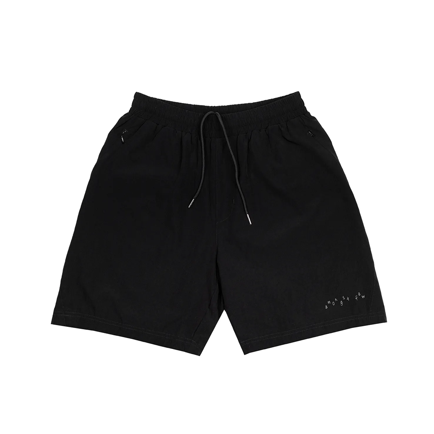 amongst few - Toddler Text Shorts (Black)