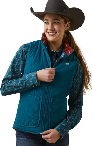 ARIAT Women's Dilon Reversible Insulated Vest