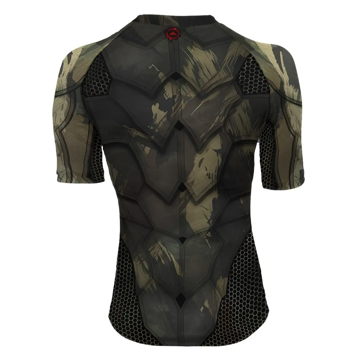 Army Camo Shell Women's Short Sleeve Rash Guard