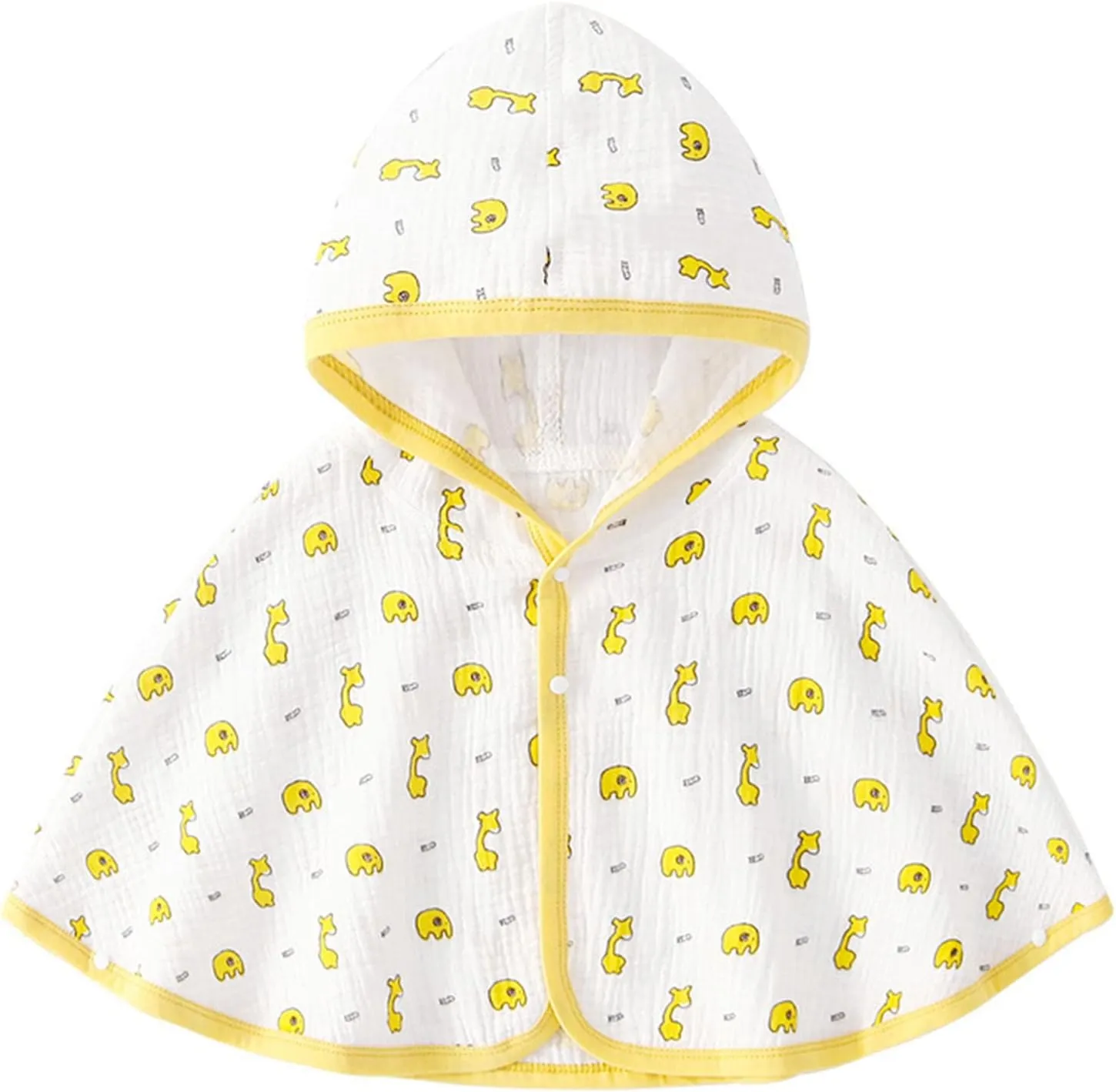 Baby Poncho Poncho Hoodie Baby Cape Cloak Summer Breathable Hooded Sun Protection Baby Outerwear Cloak for Toddlers