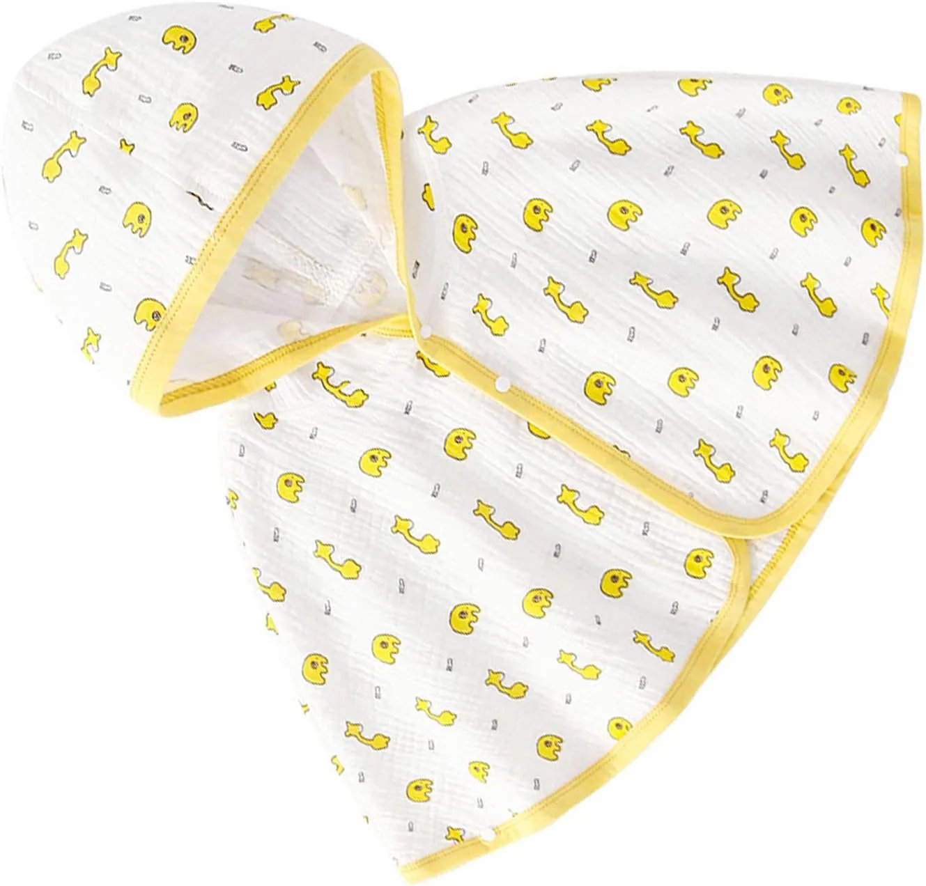 Baby Poncho Poncho Hoodie Baby Cape Cloak Summer Breathable Hooded Sun Protection Baby Outerwear Cloak for Toddlers