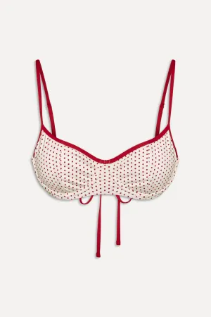 BELLA HADID COLA UNDERWIRE BIKINI TOP