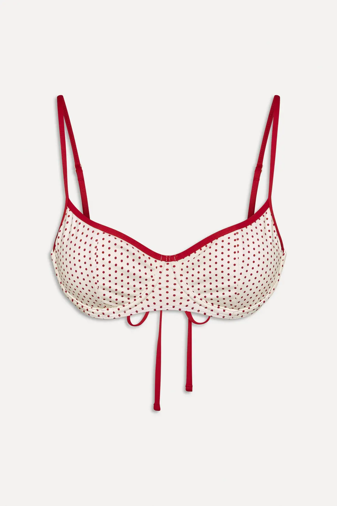 BELLA HADID COLA UNDERWIRE BIKINI TOP