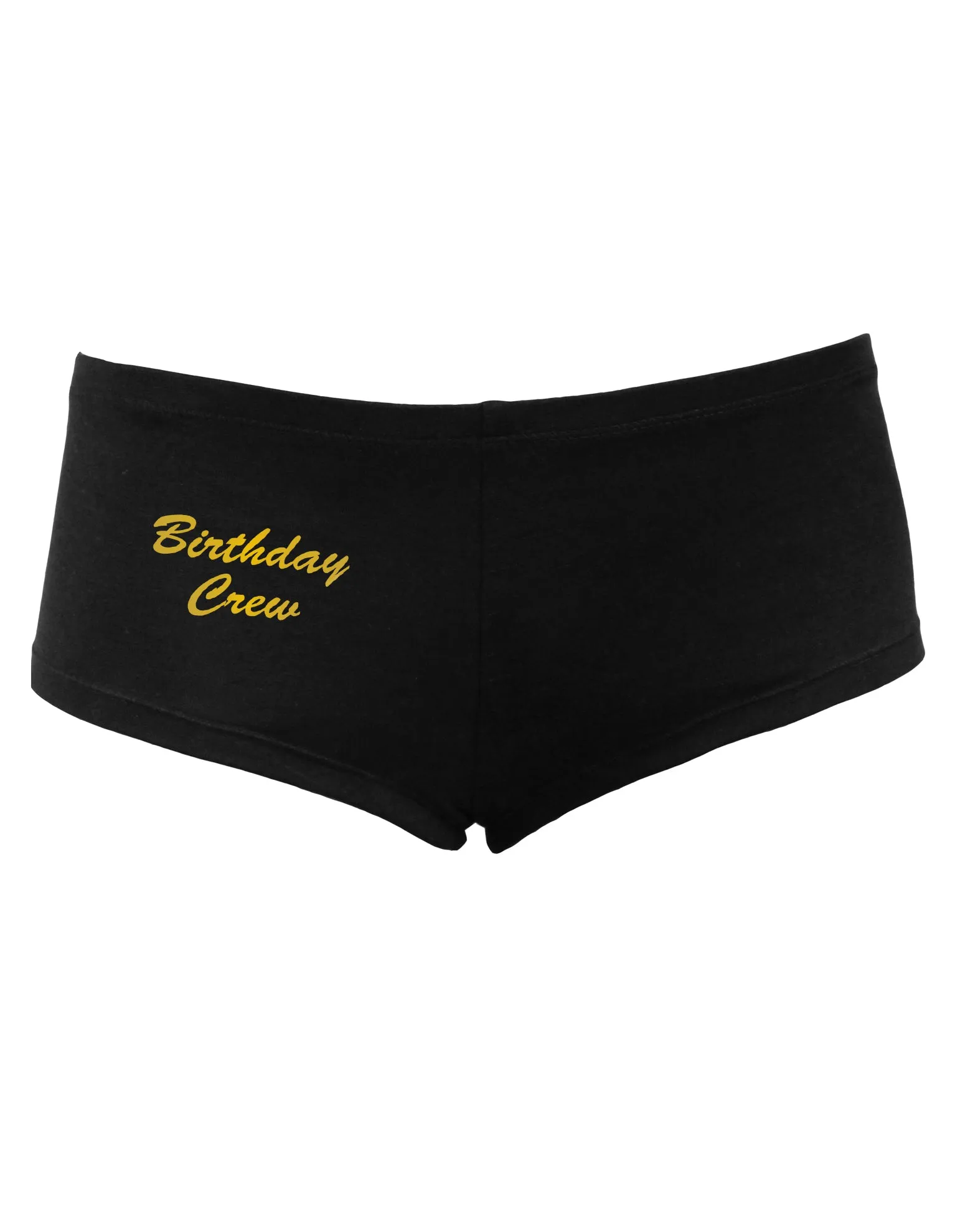 Birthday Crew Text Women's Dark Boyshorts by TooLoud