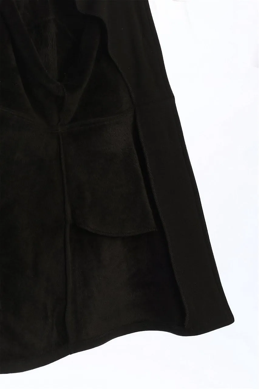 BluNight Collection Girls Dress Coat Long Sleeve Button Pocket Long Winter Coat Outerwear 2-14