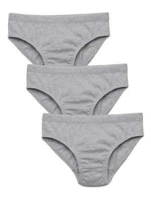Boys Brief - Grey (Pack of 3)