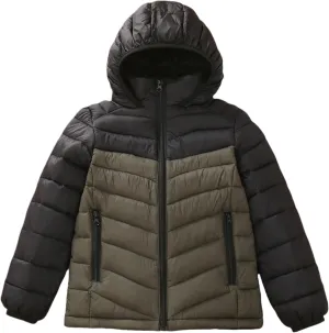 Boys Girls Toddlers Lightweight Hooded Puffer Jacket Kids Winter Coat Warm Comfy Outerwear