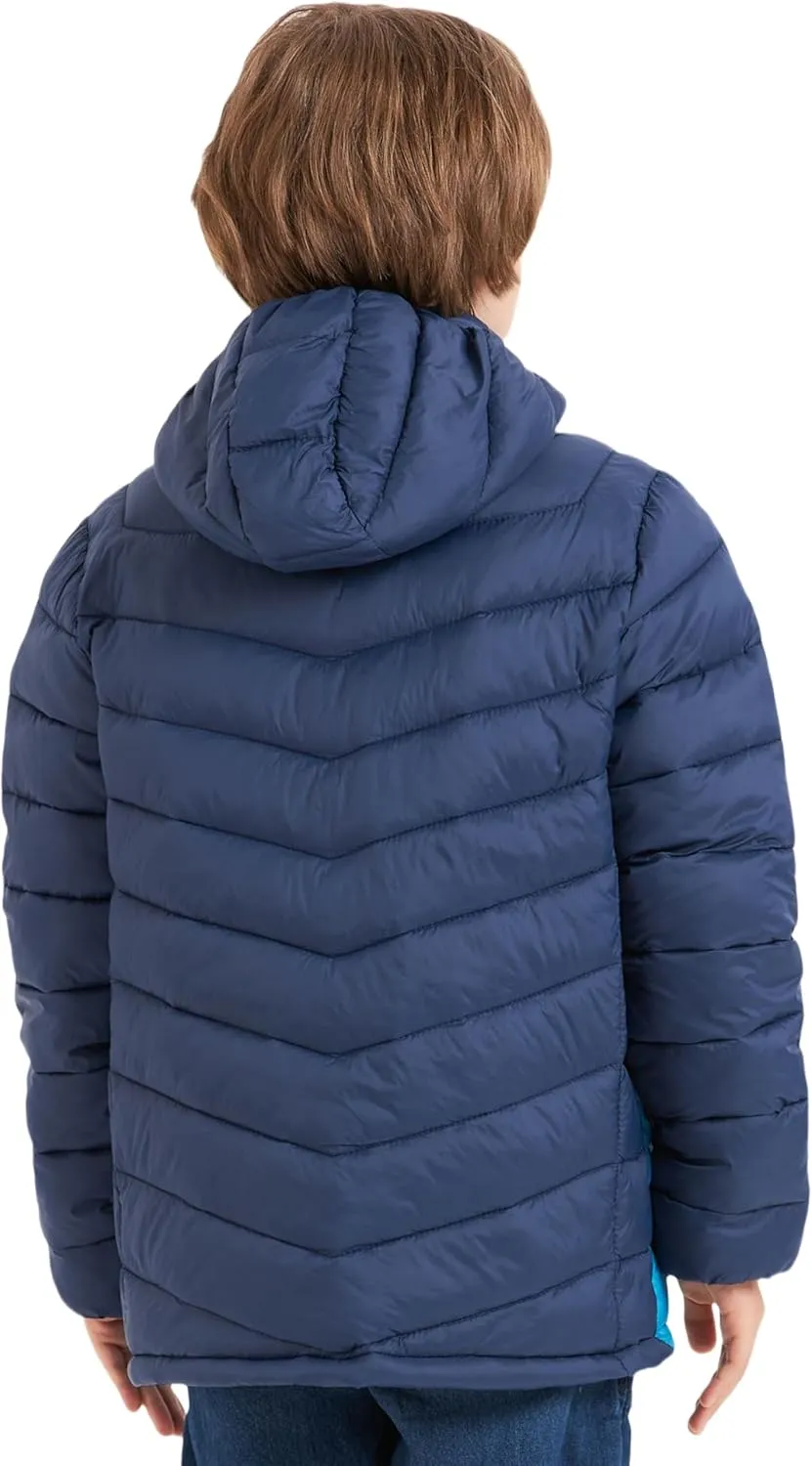 Boys Girls Toddlers Lightweight Hooded Puffer Jacket Kids Winter Coat Warm Comfy Outerwear