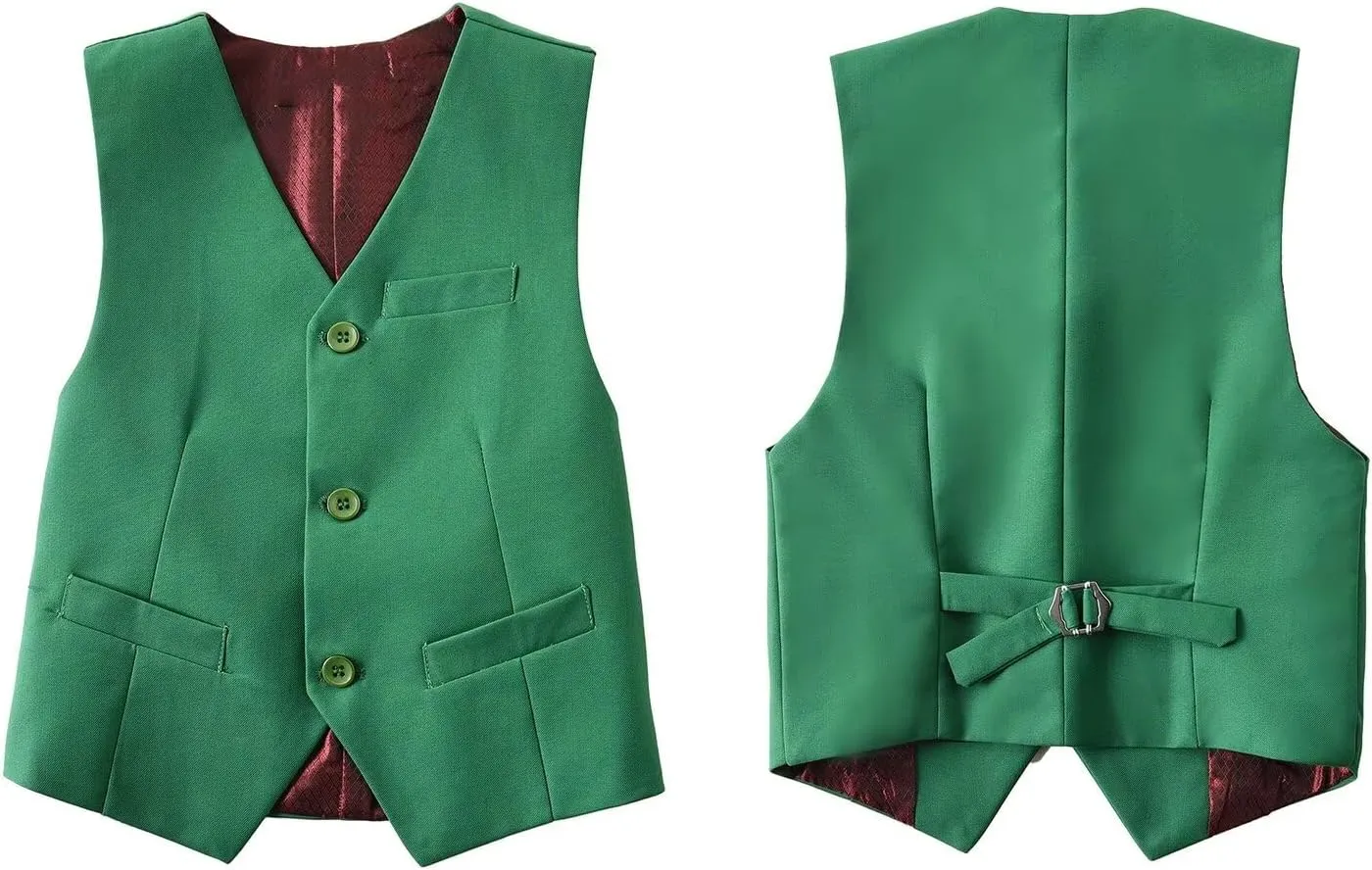 Boys Suits Kids Formal Dress Suit Vest and Pant Set for Wedding