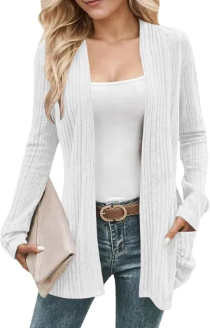 Cardigan Sweaters for Women Lightweight Open Front Cardigan 2025 Fall Outfits with Pockets