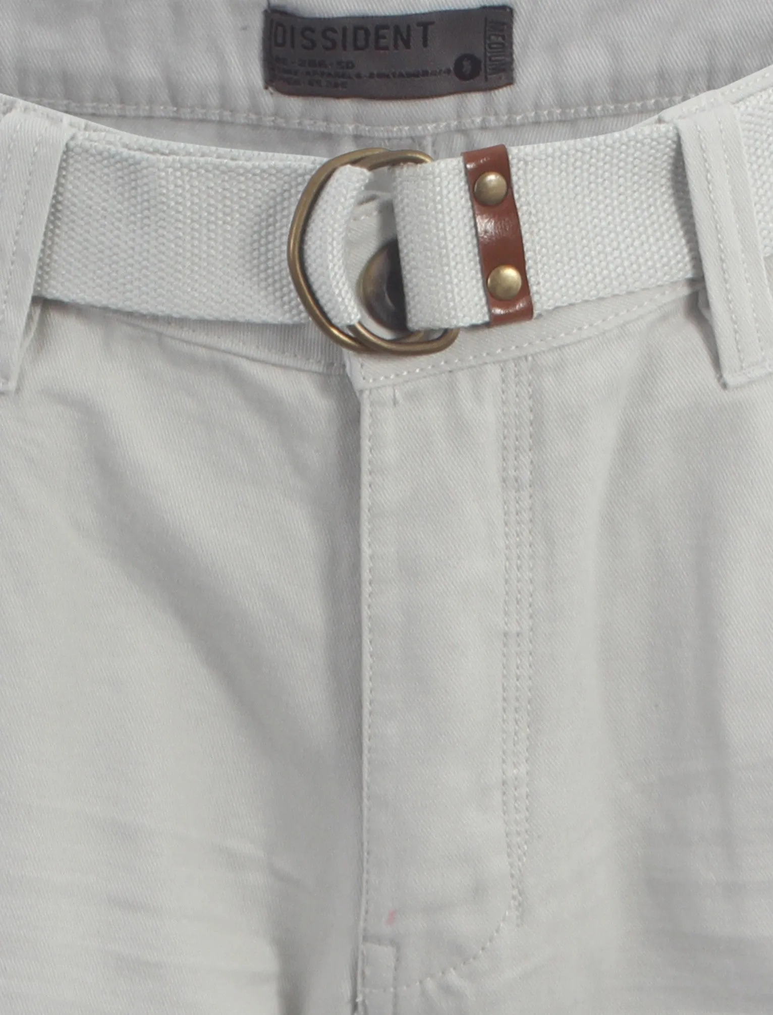 Cargo Shorts With Free Matching Belt in Grey - Dissident