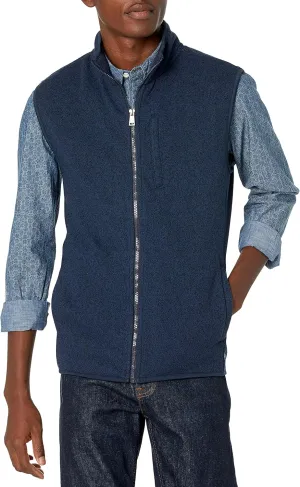 Chaps Men's Fleece Mockneck Vest
