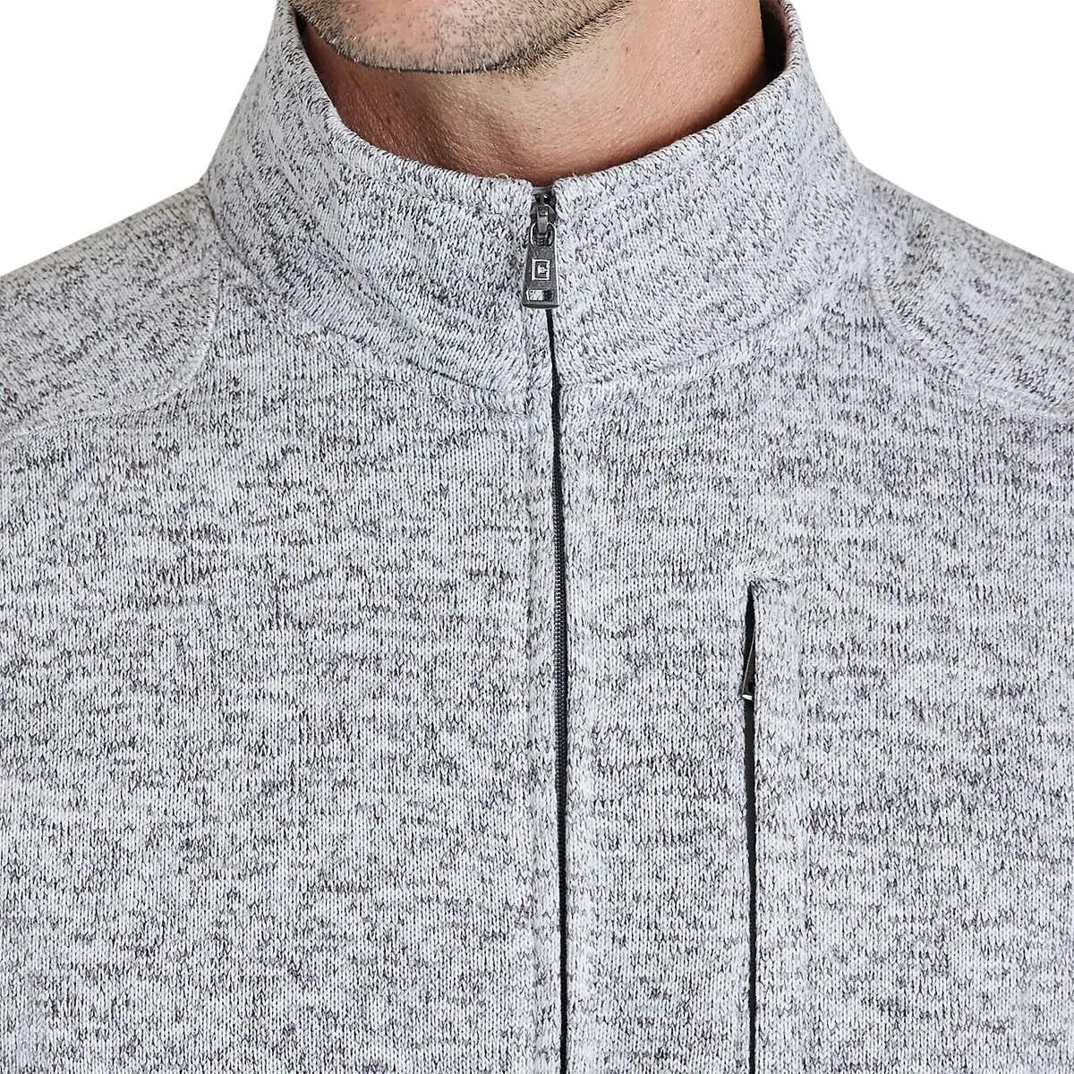 Chaps Men's Fleece Mockneck Vest