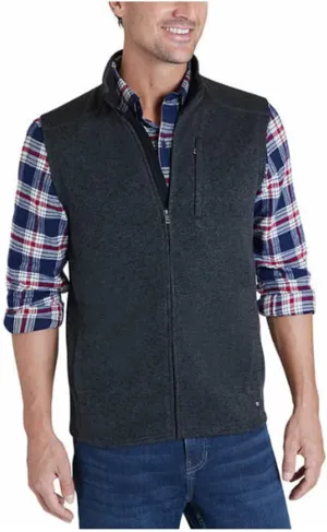Chaps Men's Fleece Mockneck Vest
