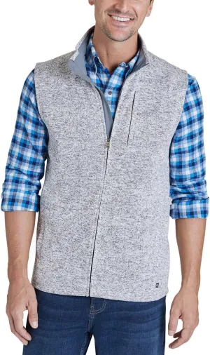 Chaps Men's Fleece Mockneck Vest