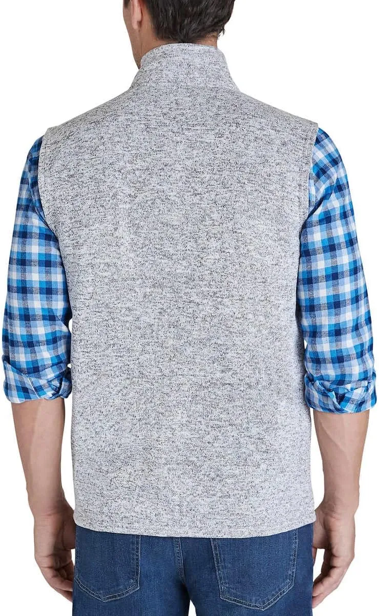 Chaps Men's Fleece Mockneck Vest