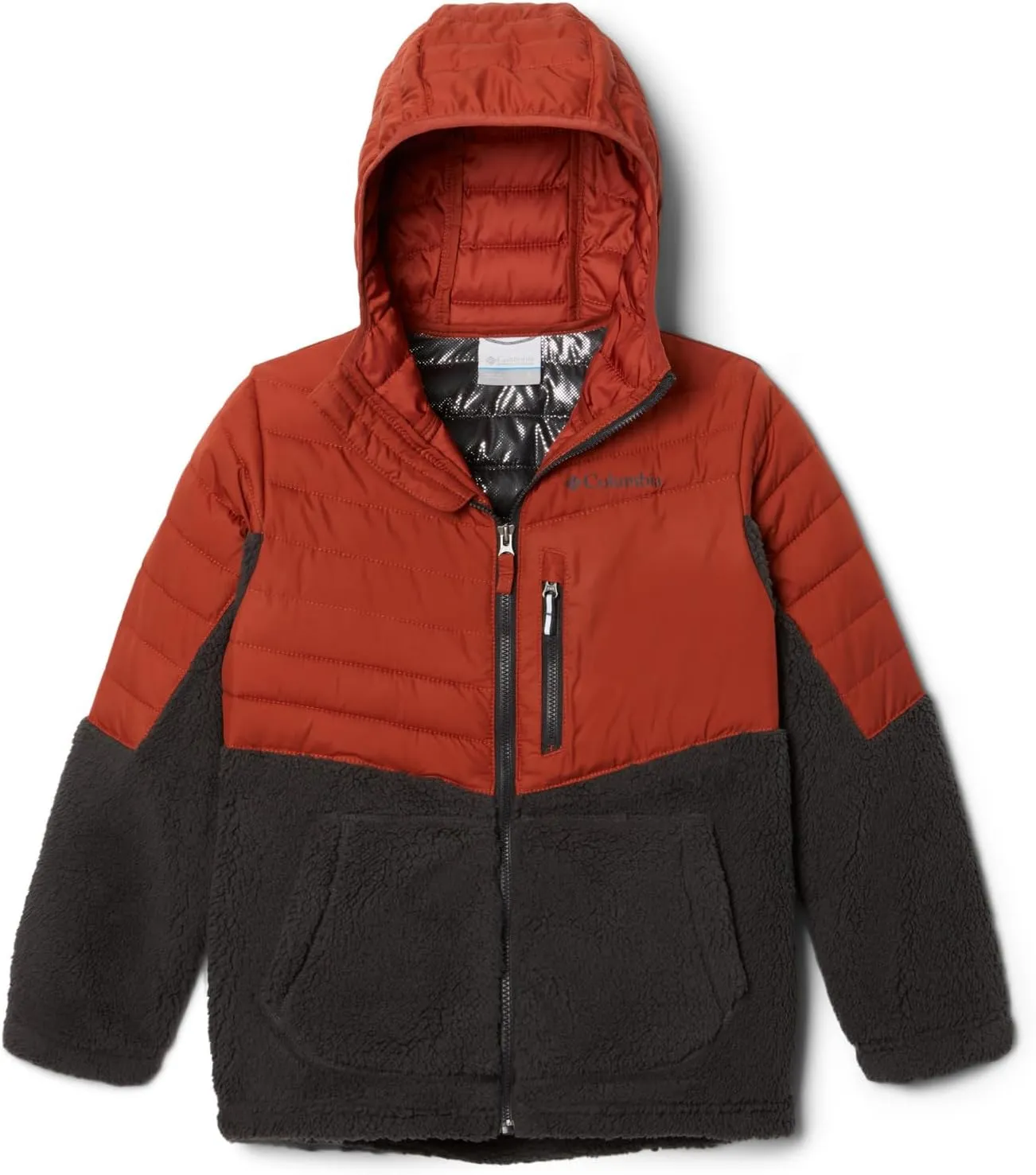 Columbia Boys' Powder Lite Novelty Hooded Jacket
