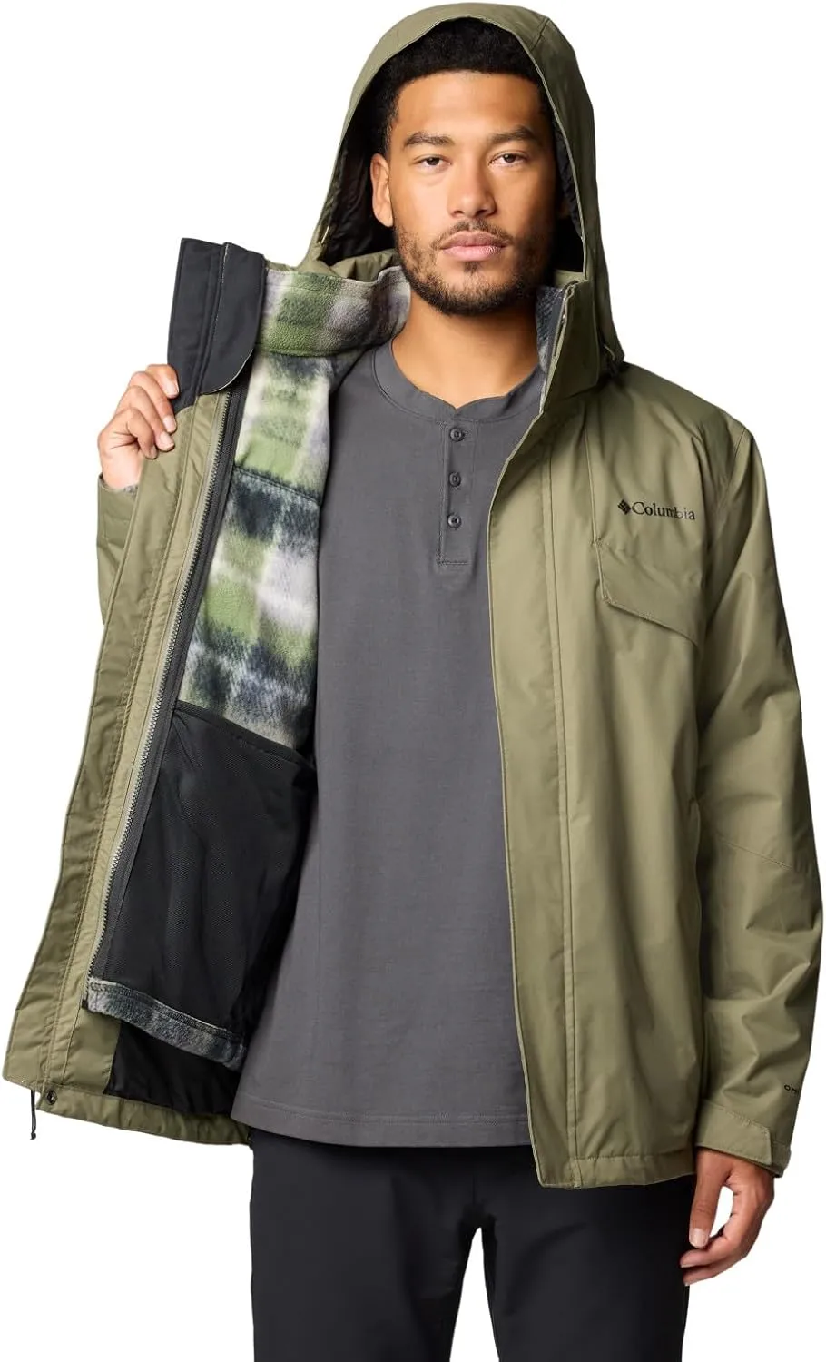 Columbia mens Bugaboo Iii Fleece Interchange Jacket