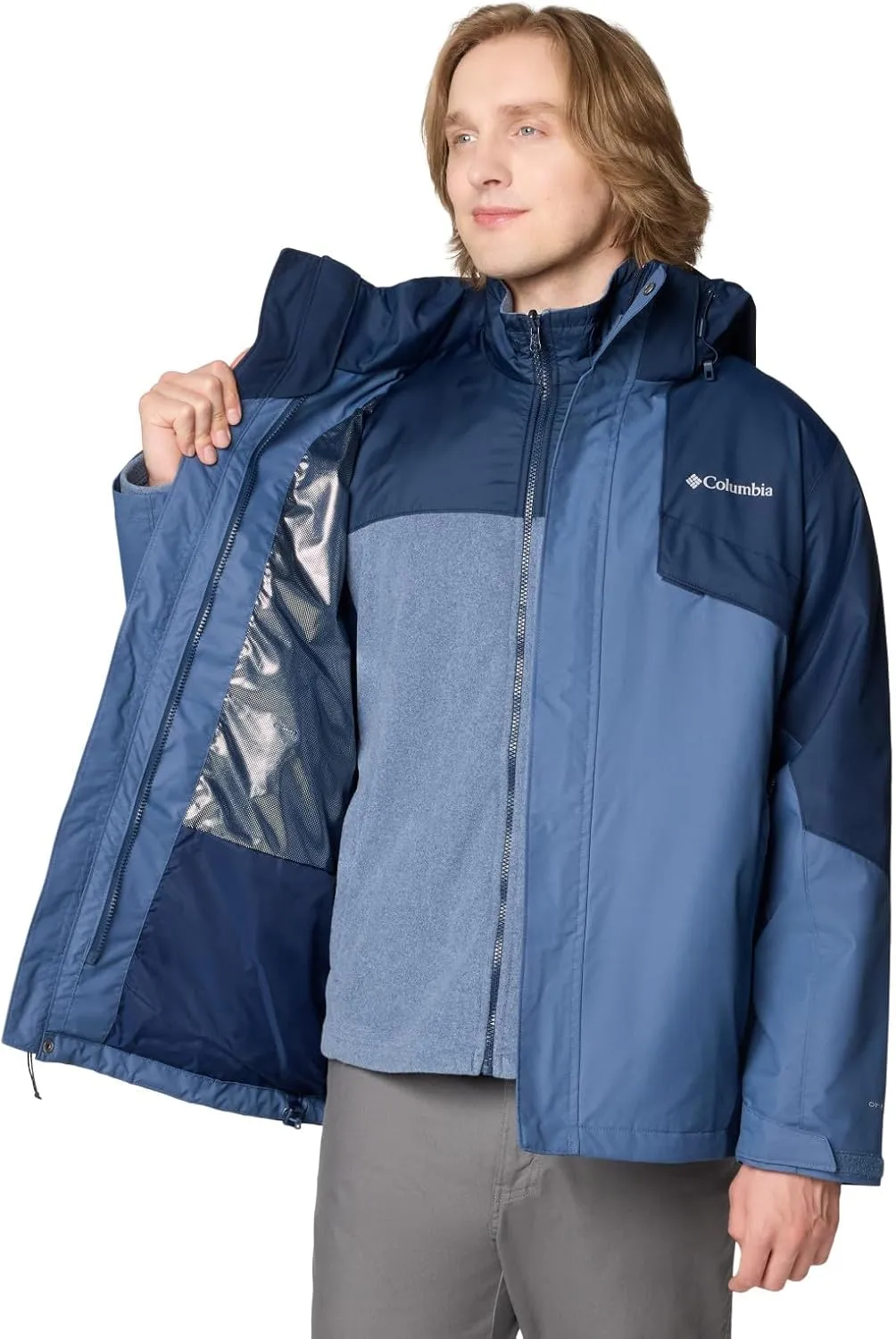 Columbia mens Bugaboo Iii Fleece Interchange Jacket