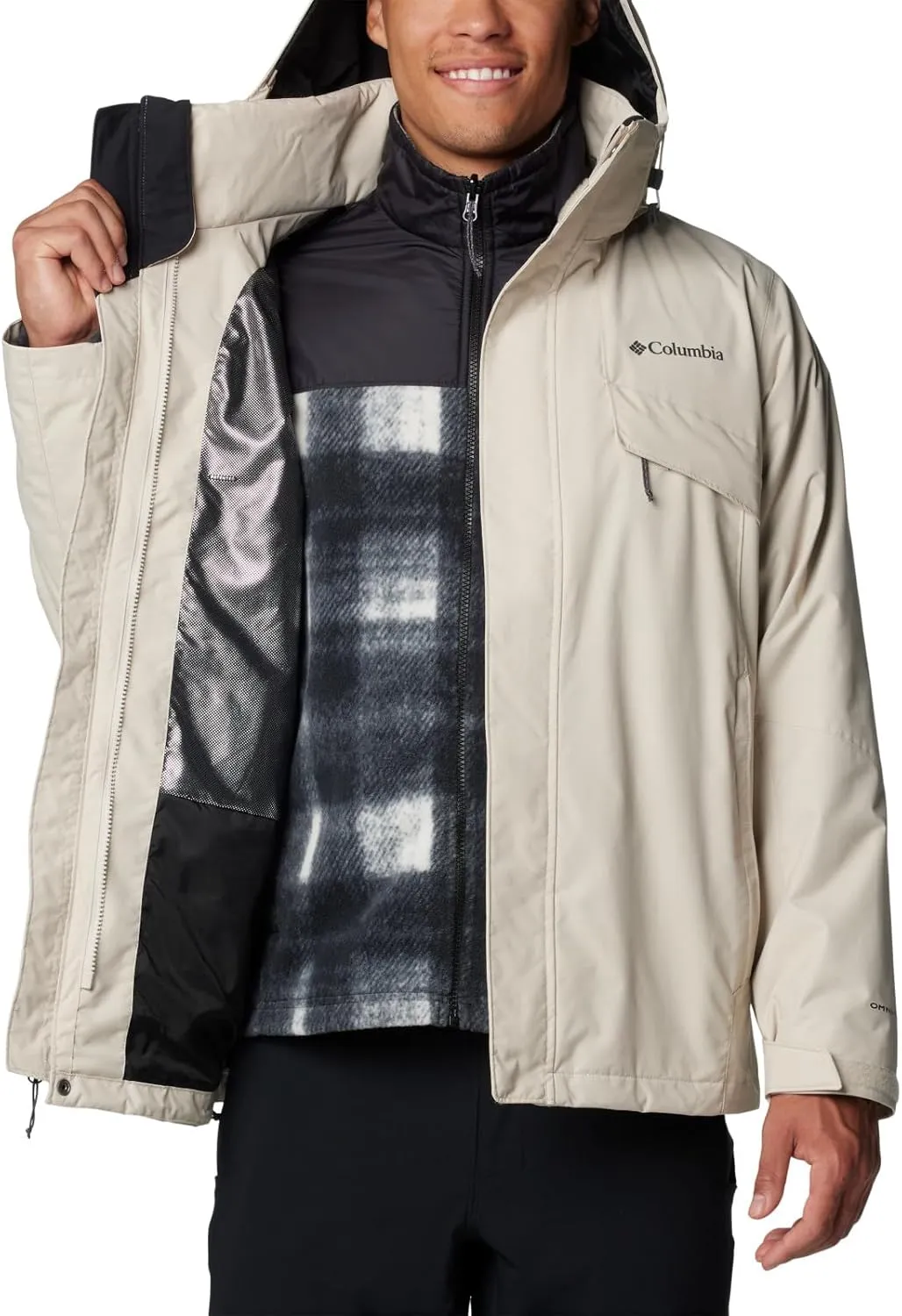 Columbia mens Bugaboo Iii Fleece Interchange Jacket