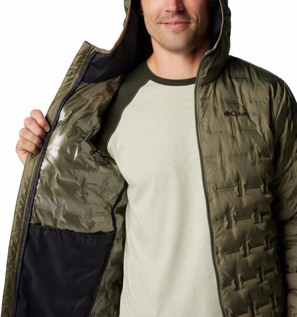 Columbia mens Delta Ridge Ii Down Hooded Jacket
