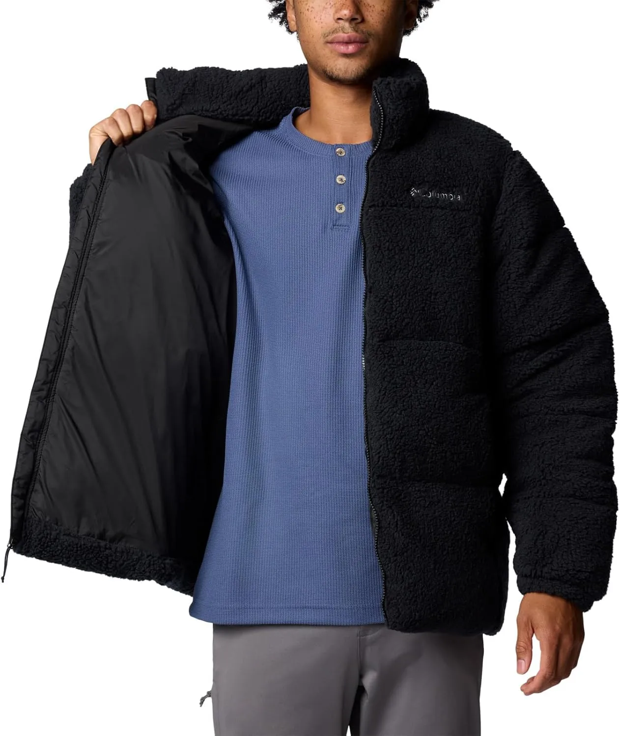 Columbia mens Puffect Ii Sherpa Jacket