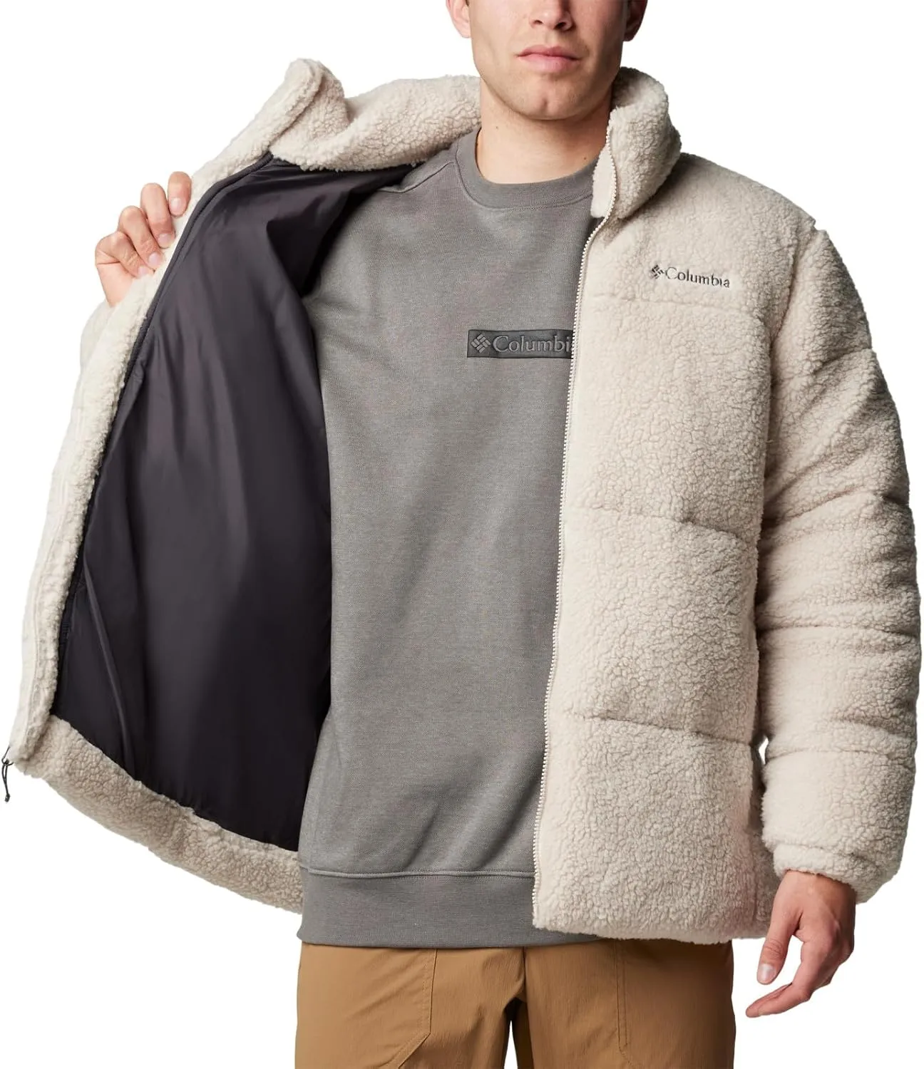 Columbia mens Puffect Ii Sherpa Jacket