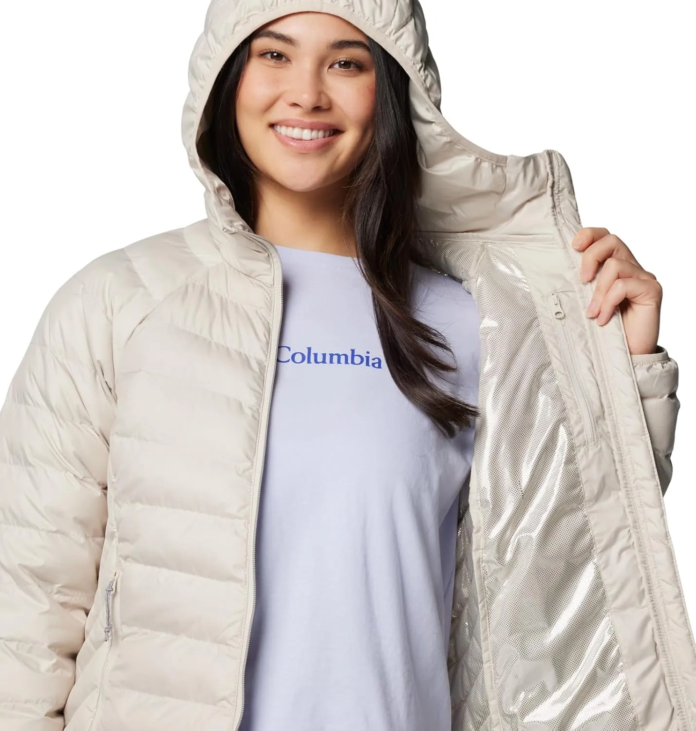 Columbia womens Powder Lite Ii Hooded Jacket