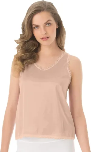 Comfort Choice Plus Size Lace-Trim Camisole
