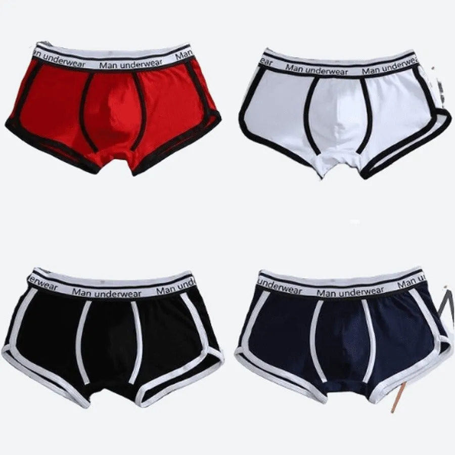 Comfortable Elastic Waist Cotton Boxer Briefs