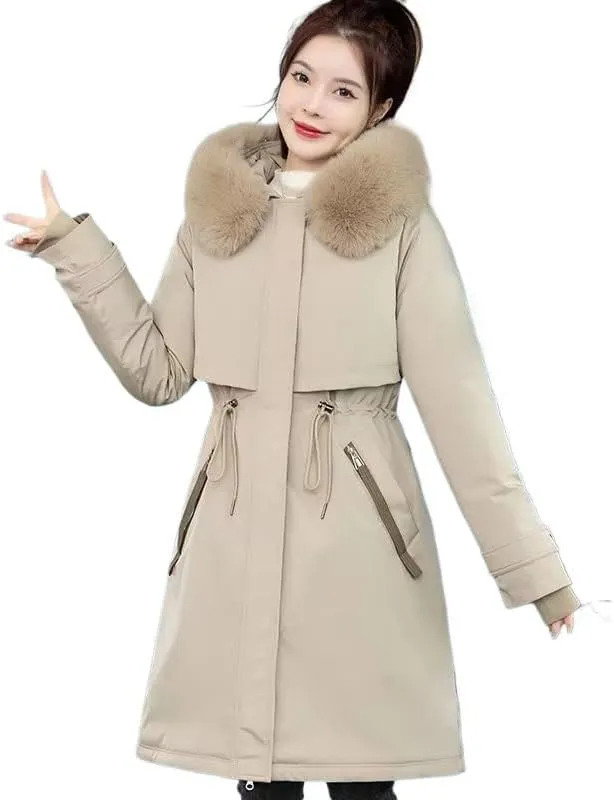 Cotton Padded Winter Jacket Women Warm Hooded Parkas Coat Down Jacket Female Outerwear