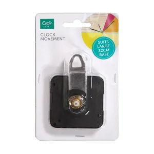 Craftsmart Clock Movement, Black