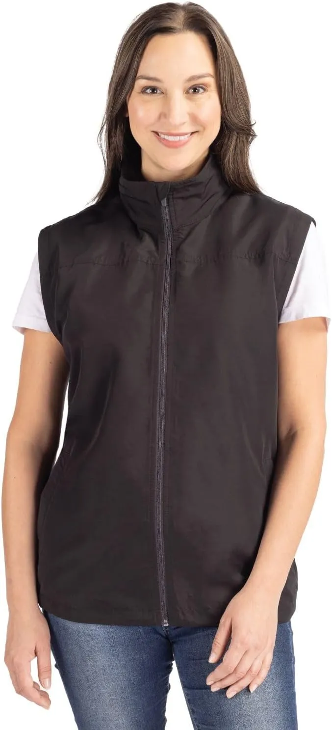 Cutter & Buck Ladie's Charter Eco Full-Zip Womens Vest