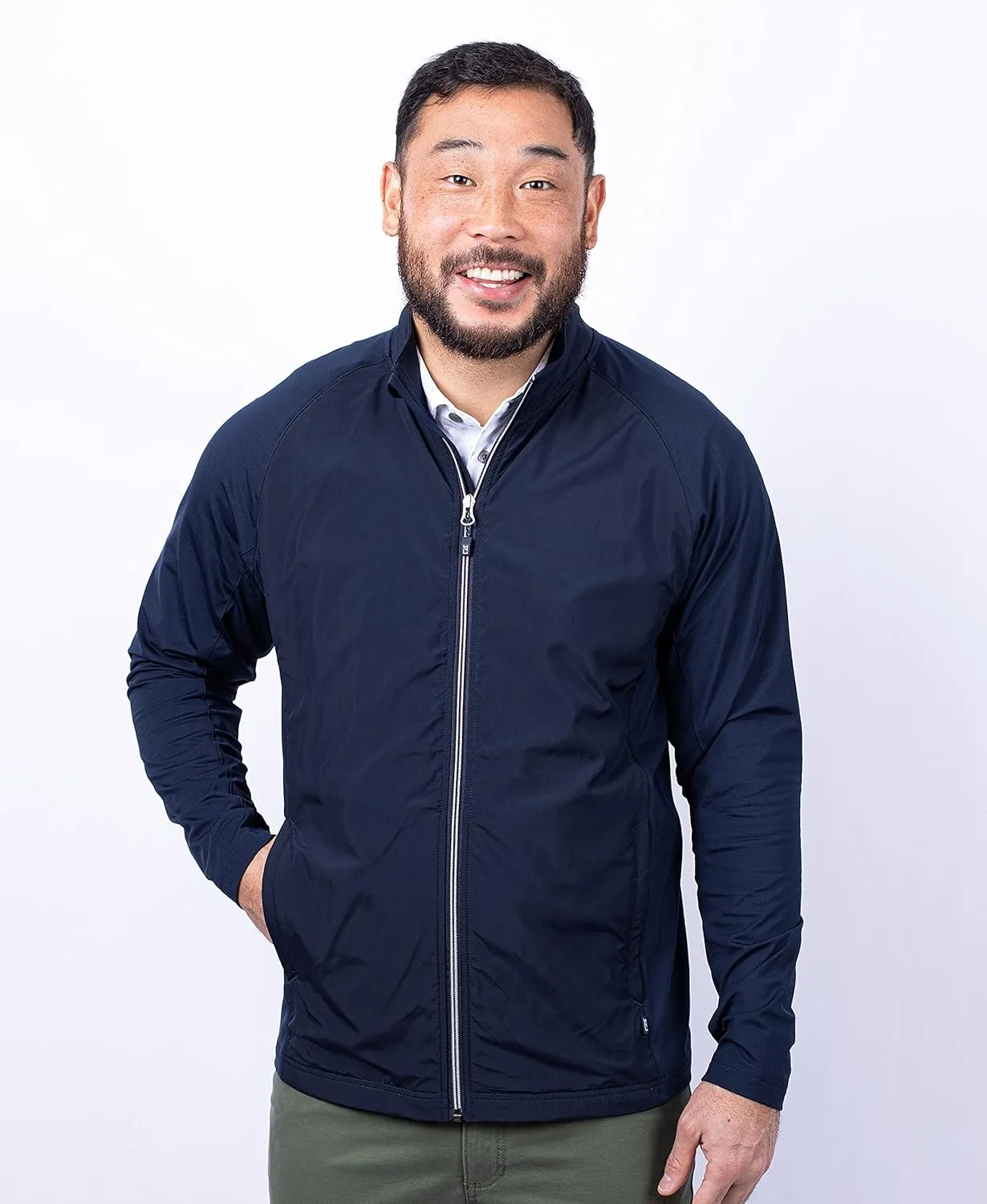 Cutter & Buck Men's Adapt Hybrid Full Zip