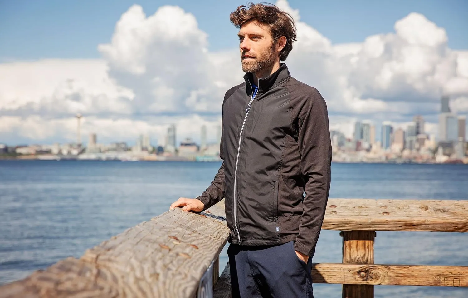 Cutter & Buck Men's Adapt Hybrid Full Zip