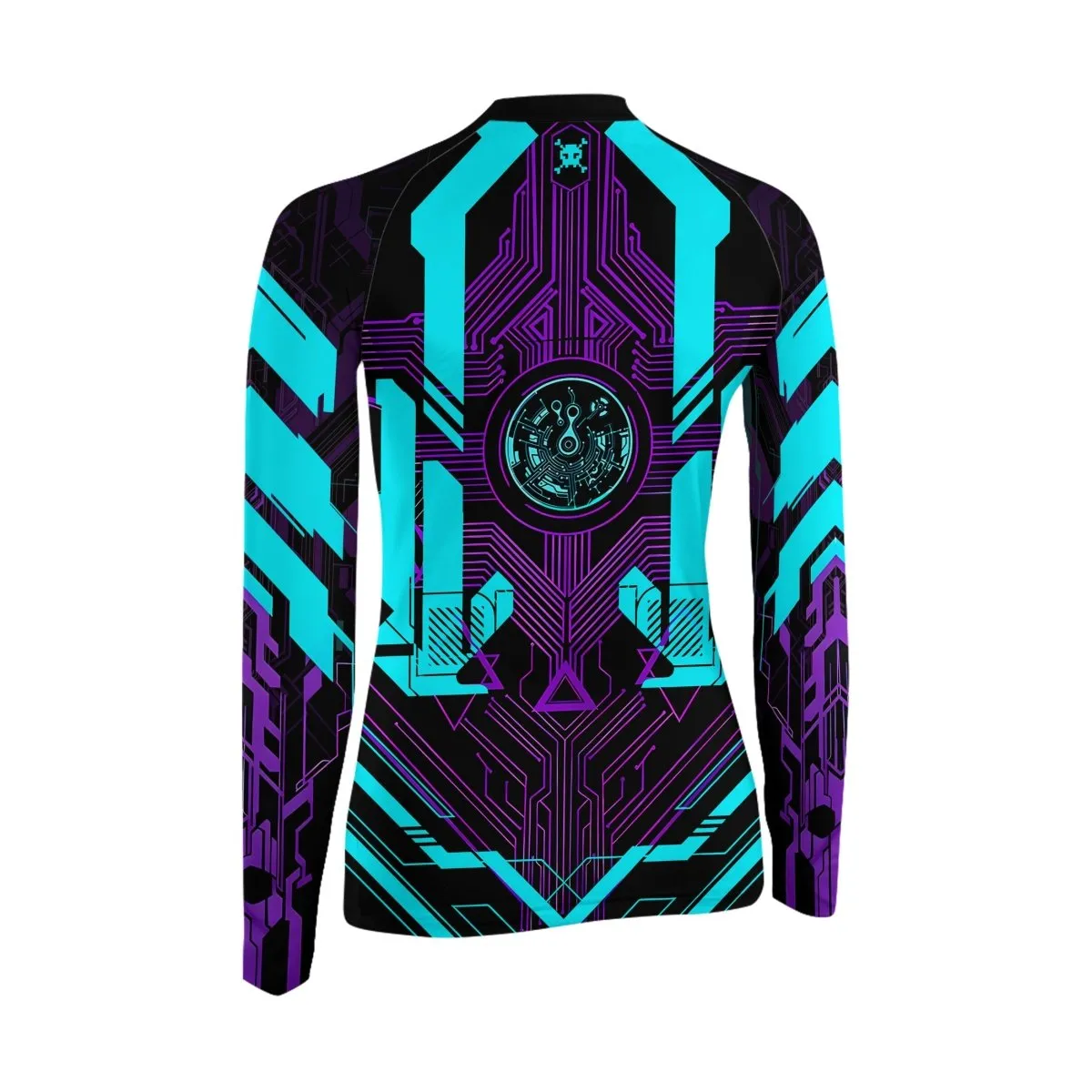 Cyberpunk Ultraviolet Women's Long Sleeve Rash Guard