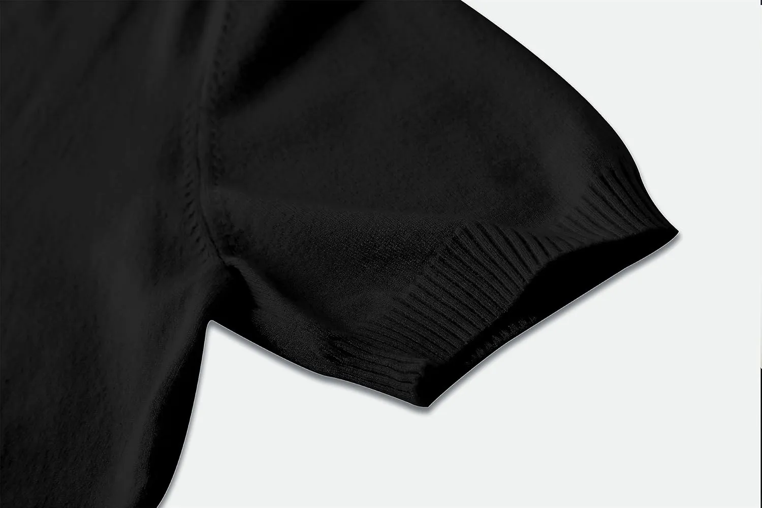 DAIMIDY Women's Short Sleeve V Neck Sweaters Casual Summer Sweater Lightweight Knit Pullover Tops