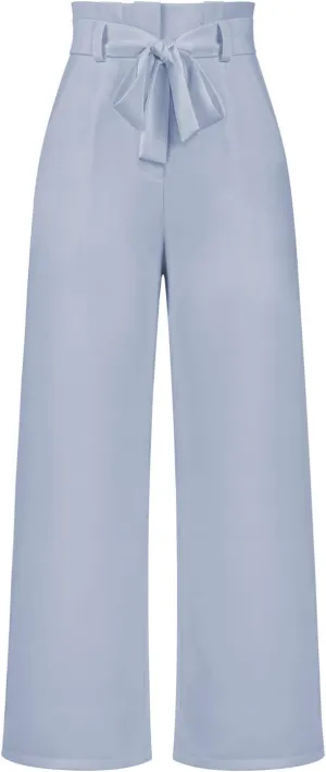Daysskk Womens Wide Leg Pants High Waist Work Casual Dress Pants Flowy