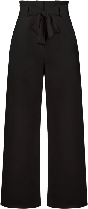 Daysskk Womens Wide Leg Pants High Waist Work Casual Dress Pants Flowy