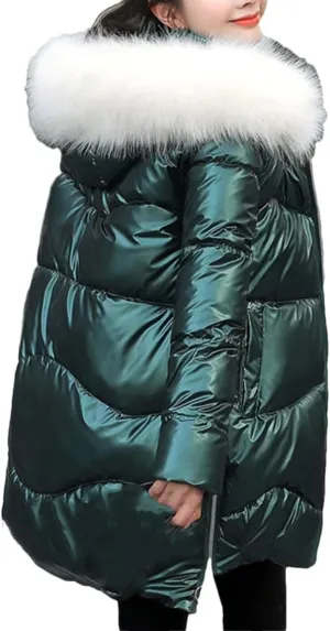 DBFBDTU Women Jacket Parkas Cotton Jacket Hooded Parka Warm Female Cotton Padded Coat Outerwear