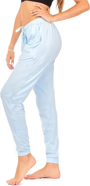 DEAR SPARKLE Jogger with Pockets for Women Drawstring Lightweight Sweats Yoga Lounge Pants   Plus Size (P7)
